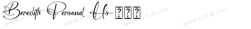 Beredith Personal Us字体转换